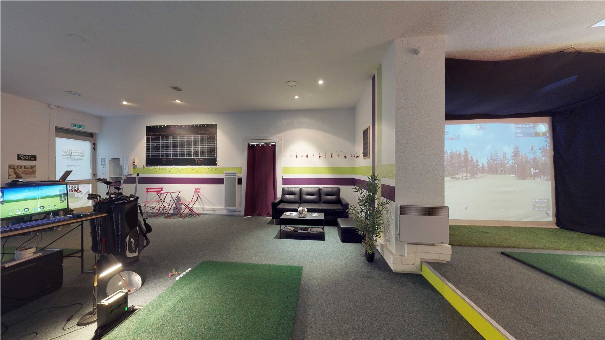 golf indoor toulouse, simulateur de golf toulouse, skytrak