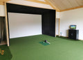 Putting green golf indoor simulator
