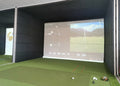 Putting green golf indoor golf simulator 